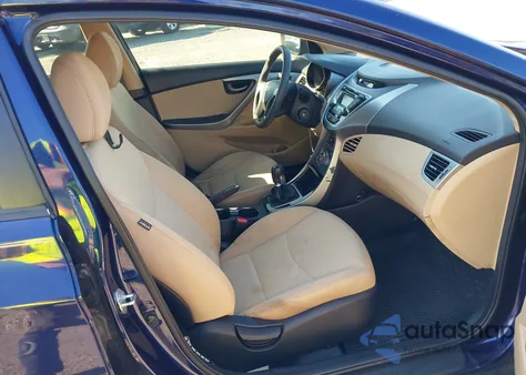 2013 Hyundai Elantra Gls z USA, uszkodzony, nr VIN 5NPDH4AE5DH455043